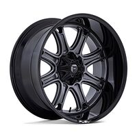 Fuel DARKSTAR MATTE GUNMETAL W/ BLACK LIP 10x20 8/170 ET-18 CB125,1 60°