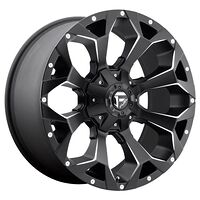 Fuel FC546 MATTE BLACK MILLED 10x20 6/135/139,7 ET-22 CB106,1 60°