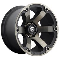 Fuel FC564 MATTE BLACK DOUBLE DARK TINT 9x18 8/165,1 ET1 CB125,1 60°