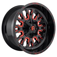 Fuel FC612 GLOSS BLACK RED TINTED CLEAR 9x18 6/135/139,7 ET20 CB106,1 60°