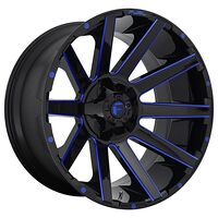 Fuel FC644 GLOSS BLACK BLUE TINTED CLEAR 9x20 5/114,3/127 ET1 CB78,1 60°