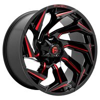 Fuel FC755 Gloss Black Milled With Red Tint 10x20 5/139,7/150 ET-18 CB110,2 60°