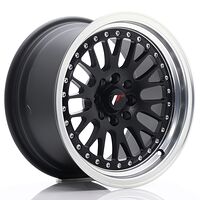 Japan Racing Wheels JR10 8x15 4x100/108 CB74.1 Matt Black w/Machined Lip
