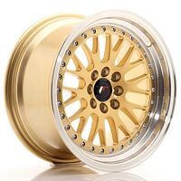 Japan Racing Wheels JR10 8x16 4x100/108 CB67.1 Gold w/Machined Lip