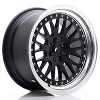 Japan Racing Wheels JR10 8x16 4x100/108 CB67.1 Matt Black w/Machined Lip