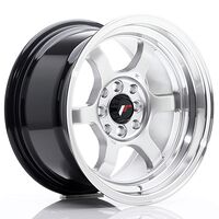 Japan Racing Wheels JR12 8.5x15 4x100/114.3 CB73.1 Hyper Silver