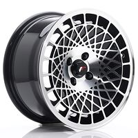 Japan Racing Wheels JR14 8x15 4x100 CB74.1 Gloss Black Machined Face