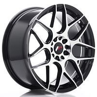 Japan Racing Wheels JR18 8.5x18 5x112/114.3 CB74.1 Black Machined