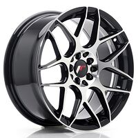 Japan Racing Wheels JR18 8x17 5x100/114.3 CB73.1 Gloss Black Machined