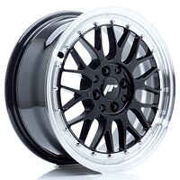 Japan Racing Wheels JR23 7x16 4x100/114.3 CB67.1 Gloss Black w/Machined Lip