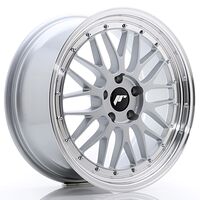 Japan Racing Wheels JR23 8.5x19 5x112 CB66.6 Hyper Silver w/Machined Lip