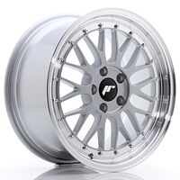 Japan Racing Wheels JR23 8x17 5x100 CB57.1 Hyper Silver w/Machined Lip