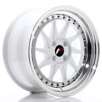 Japan Racing Wheels JR26 8x16 4x100 CB67.1 White w/Machined Lip