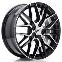 Japan Racing Wheels JR28 7x17 4x100 CB67.1 Gloss Black Machined Face