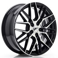 Japan Racing Wheels JR28 7x17 5x100 CB67.1 Gloss Black Machined Face