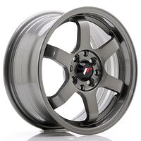 Japan Racing Wheels JR3 7x15 4x100/108 CB73.1 Gun Metal