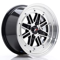 Japan Racing Wheels JR31 7.5x15 4x100 CB73.1 Gloss Black Machined Face