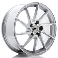 Japan Racing Wheels JR36 8x18 5x112 CB66.6 Silver Brushed Face