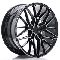 Japan Racing Wheels JR38 8.5x19 5x114.3 CB67.1 Black Brushed w/Tinted Face