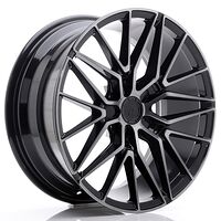 Japan Racing Wheels JR38 8x18 5x112 CB66.6 Black Brushed w/Tinted Face