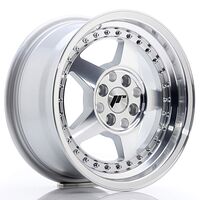 Japan Racing Wheels JR6 7x15 4x100 CB67.1 Silver Machined Face