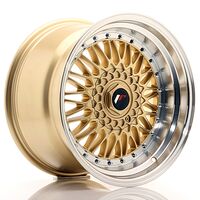 Japan Racing Wheels JR9 10x17 5x112/120 CB74.1 Gold w/Machined Lip