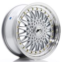 Japan Racing Wheels JR9 7.5x17 4x100/108 CB74.1 Silver w/Machined Lip