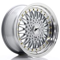 Japan Racing Wheels JR9 8.5x17 4x100/114.3 CB74.1 Silver w/Machined Lip