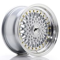 Japan Racing Wheels JR9 8x15 4x100/108 CB74.1 Silver w/Machined Lip