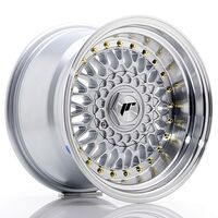 Japan Racing Wheels JR9 9x15 4x100/108 CB74.1 Silver w/Machined Lip