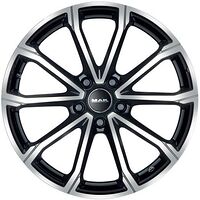 MAK MAK DaVinci blk/pol 5x17 4/100 ET40 CB54,1 Kulkona R14