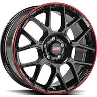 BBS BBS XR Black Red 7,5x17 5/112 ET45 CB82,0 60°