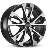Ronal RONAL R61 JET BLACK MATT FRONT CUT 7,5x17 5/112 ET40 CB66,6 Kulkona R13