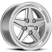 Ronal RONAL R9 SILVER RIM LIP CUT 7x15 5/112 ET23 CB66,6 Kulkona R12