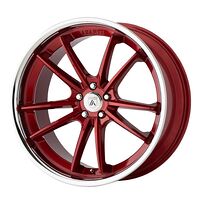 Statusfälgar AB23 Candy Red With Chrome Lip 10,5x22 5/112 ET35 CB72,6 60°