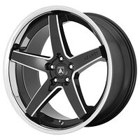 Statusfälgar AB31 Gloss Black Milled With Chrome Lip 10,5x22 5/115 ET25 CB72,6 60°