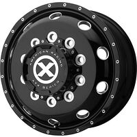 Statusfälgar AO405 Gloss Black Milled - Front 8,25x5 10/285,75 ET144 CB220,1 60°