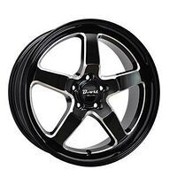 Statusfälgar B162 Black machined 8x18 5/112 ET35 CB73,1 60°