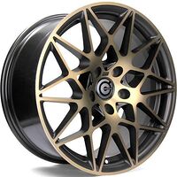 Statusfälgar Crazy Black Glossy Gold Front 9,5x19 5/120 ET40 CB72,6 60°