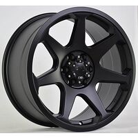 Statusfälgar D42 Flatblack 9x18 6/114,3 ET25 CB66,1 60°