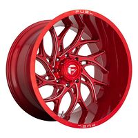 Fuel D742 RUNNER CANDY RED MILLED 8,25x22 8/165,1 ET-240 CB121,6 60°