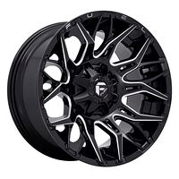 Fuel D769 TWITCH GLOSSY BLACK MILLED 12x22 5/114,3/127 ET-44 CB78,0 60°