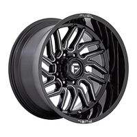 Statusfälgar D807 HURRICANE GLOSS BLACK MILLED 10x20 6/139,7 ET-18 CB106,1 60°