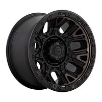 Fuel D824 TRACTION MATTE BLACK W/ DOUBLE DARK TINT 10x20 8/180 ET-18 CB124,2 60°