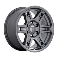 Fuel D838 SLAYER MATTE GUNMETAL 8,5x17 5/127 ET-15 CB71,5 60°