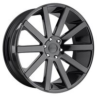 Statusfälgar DC219 GLOSS BLACK 10x26 6/139,7 ET20 CB106,1 60°