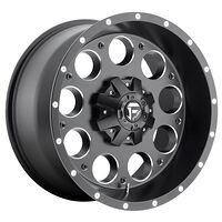 Statusfälgar FC525 MATTE BLACK MILLED 8x15 5/114,3/120, ET-18 CB72,6 60°