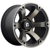 Fuel FC564 MATTE BLACK DOUBLE DARK TINT 9x18 6/139,7 ET1 CB108,0 60°