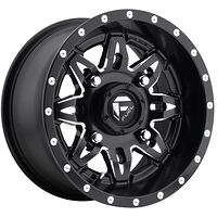 Fuel FC567 GLOSS BLACK MILLED 9x18 6/135/139,7 ET-12 CB106,1 60°