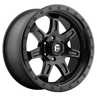 Fuel FC572 MATTE BLACK 8,5x17 5/127 ET-6 CB78,1 60°